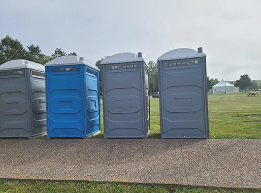 our team regularly cleans and maintains the event restrooms throughout the duration of your event to ensure they're always in pristine condition